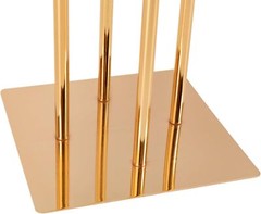 Wedding Gold Vases Centerpieces Luxurious Crystal Flower Stand 5 Tier