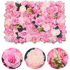 12* Artificial Rose & Dahlia Flower Wall Panels Bouquet Wedding Party Home Decor