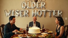 Older Wiser Hotter Foil Balloons Letter Banner Funny Birthday Decorations for…