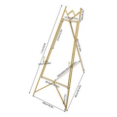 2Pcs Easel Stands Steel Poster Easel Easel Tripod Wedding Art Exhibition Display