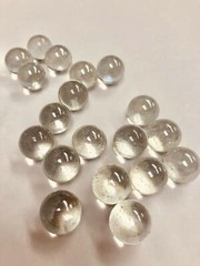 30 Lb Round Glass Marbles for Vase Filler Etc (Clear 0.65″ ~2700PCs)