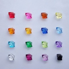 Plastic Gem Stones Nuggets Ice Rocks Table Scatter Fish Tank Vase Decor 27*20mm