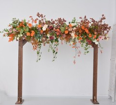 15.5 ft faux flower garland