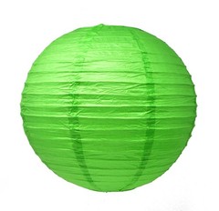Mudra Crafts 12 Inch Round Chinese Green Paper Lanterns Hanging Decor | 10 PC…