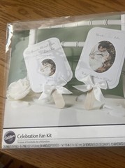 Celebration Fan Kit Makes 24 White Set Of Two