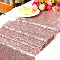 12″x108″ Glitter Dining Table Runner Sequin for Birthday Wedding Supplies Decor