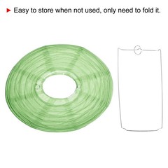 6pcs 10 Inch Folding Hanging Paper Lanterns Medium Lampshade Grass Green
