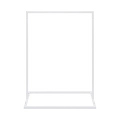 1×0.75M Wedding Arch Backdrop Metal Stand Flowers Balloons Frame Party For Decor
