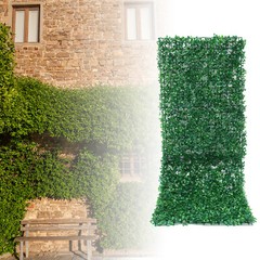 12Pack Artificial Boxwood Wall Hedge Mat 40*60cm PE Privacy Fence Grass Panels