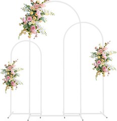 Water-Resistant Wedding Arch Stand Set of 3 – Stylish 6FT, 5FT, 4FT Options
