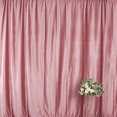 DUSTY ROSE 8 ft Premium Velvet Backdrop Curtain Party Wedding Booth Decorations