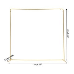 Wedding Backdrop Stand Metal Background Decoration Set + White Cloth Cover