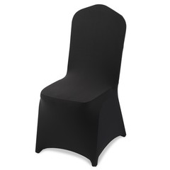 Uimoso100PCS Black Stretch Spandex Chair Covers for Events, Weddings, and Dining