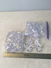 Acrylic LARGE Diamond Table Confetti Gems. Size: 1.25”. Almost 2 Pounds. “NEW”.