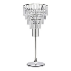 5-Tier Metal Table Centerpiece Crystal Flower Vase Stand Wedding Party Decor