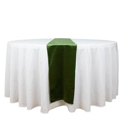 5 12×107″ Premium Velvet Table Runners Wedding Linens Decorations Catering