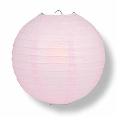 Quasimoon PaperLanternStore Decorative Paper Lantern – (Single, 14-Inch, Pink…