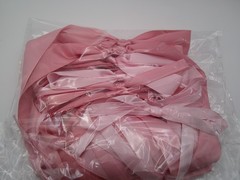 FLAIRGIFTS Large Pink Satin Bow Wedding Party Coquette Wall Decor 40×24 NEW 22pc