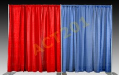 8 FT HIGH x 20 FT WIDE PIPE AND DRAPE KIT (WITH ECONOMY DRAPES) – PIPE & DRAPE