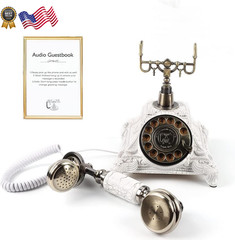Audio GuestBook Telephone with Classic Retro Craftsmanship for Confessional
