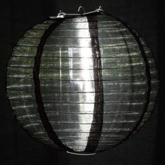 10″ Black Nylon Lantern, Durable Hanging Decoration