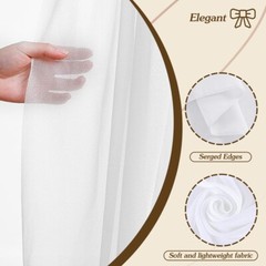 20ft Long Wedding Arch Draping Fabric 1/4 Panels Ceiling Drapes Party Backdrop