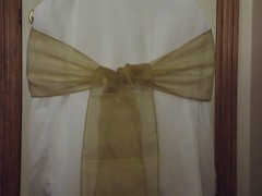 50/100Pc Organza Banguet Chair Sashes Bow Sash Back Ribbon/Band Tie for Wedding