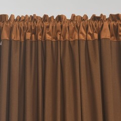 Roslynwood 96-inch Length Brown Velvet Curtains for Bedroom, Rod Pocket Heavy…