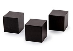 CHALKBOARD BLOCKS Set of 3 Cubes WOODEN 4 WEDDING VENUE Table Decorations NEW
