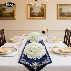 Artificial Fake Flower Ball Arrangement Bouquet Wedding Centerpieces Decorations