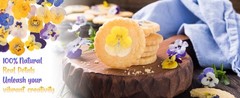 50 Pcs 10 Kinds Natural Dried Pred Edible Flowers for Cake per