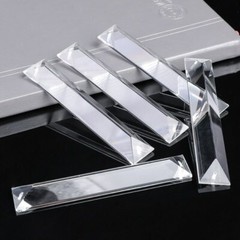 10pc K9 Glass Long Strip Rectangle Crystal Chandelier Prism Pendant Hanging Part
