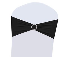 100PCS Wedding Chair Decorations Stretch Chair Bows and Sashes for Party Cere…