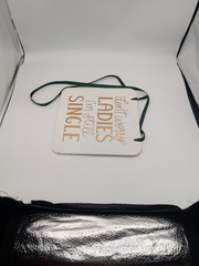 Funny Comedic Wedding Party Sign Best Man Worn Accessories OOAK Wedding Favors