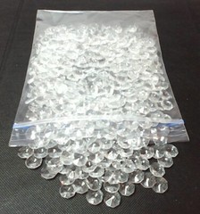 500+ Clear .5 inch Acrylic Diamonds – Table Confetti for Weddings (MC256)
