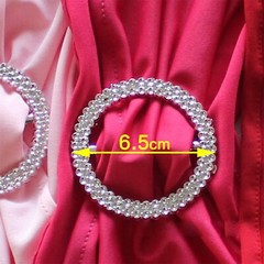 Pack of 100 Spandex Rose Gold Chair Sashes Bows with Buckle for Wedding Decor…