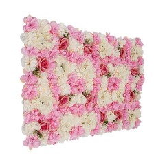 6 Pcs Artificial Flower Wall Panel, Artificial Floral Wall Decoration Backdrop