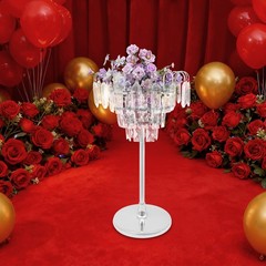 Flower Stand for Wedding, Acrylic Flower Stand,Tabletop Decoration Flowers Stand
