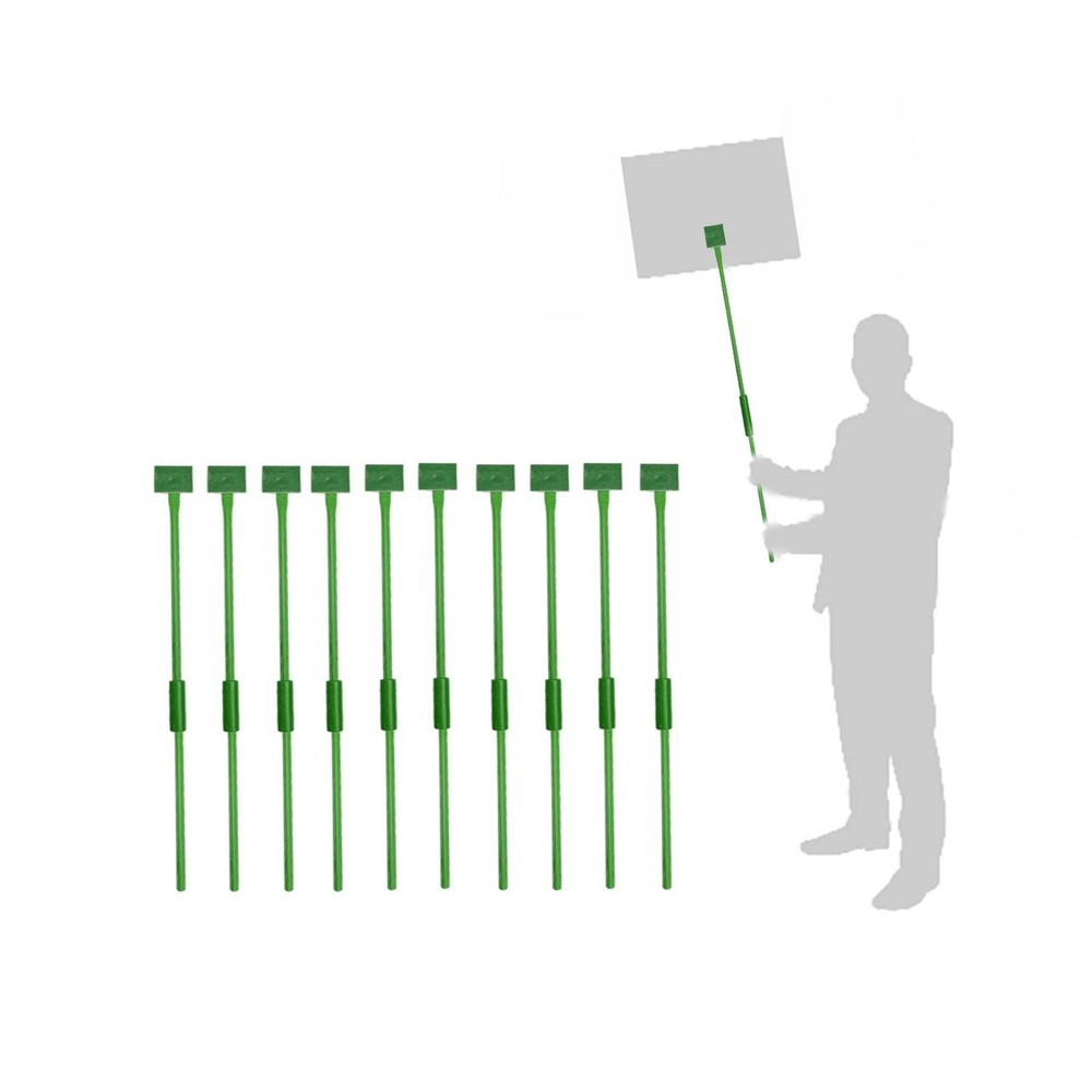 Lightweight Yard Signs Stakes Protest Sign Holders,Parades Slogan Poles, Warn…