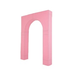 7 ft PINK Spandex Wedding Arch Cover for Arc de Triomphe Stand