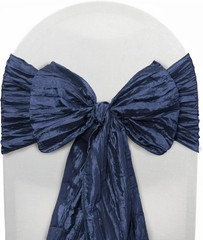 Crinkle Taffeta Chair Sashes Dusty Rose Pack of 10 Sashes Weddings Events Hotels