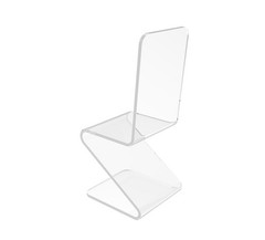 Returned Unit Acrylic Chair (16″x17″x40″) Fully Assembled 250lb Capacity