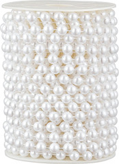 48 Feet Faux Pearl Beads Garland 8Mm Craft String Pearls for Wedding Centerpiece