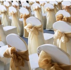 20 Navy Blue FOLDING Stretch SPANDEX CHAIR COVERS Event Reception Decorations