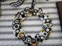Mickey & Minnie Mouse Wedding Wreath or Candle Ring Disney Hademade Great Gift