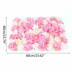 12X Wedding Artificial Rose Flower Wall Panel Bouquet Party Background Backdrop~