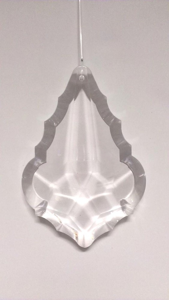 WHOLESALE – LOT OF 6 6″ LARGE Acrylic Crystal Pendalogue Wedding Decor Ornament