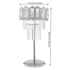for Birthday Party, Weddings Decoration Flowers Stand Modern 31*60cm/12.2*23.62″