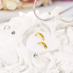 Topincn Wedding Pillow Eemoon Flor Girl Basket White Wedding Pillow Romantic