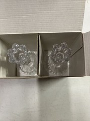 SET OF 2 MIKASA SPRING RITUAL CANDLE HOLDERS, NEW, MADE IN SLOVENIA.